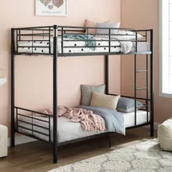 Twin Over Twin Analise Metal Bunk Bed - Saracina Home -Furniture Store GUEST 01b9c11c 350a 4708 b1a7 3e76df472255