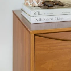 Mid-Century Modern Contoured 5 Drawer Chest Of Drawers - Saracina Home -Furniture Store GUEST 044b0b81 ee01 4339 bfb9 92eaa6c20deb