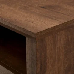 Avalene Rustic Farmhouse Corner TV Stand For TVs Up To 50" Natural Walnut - Saracina Home -Furniture Store GUEST 05c663c5 54f4 4551 90d0 0a88cef3d033