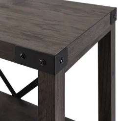 64" Sophie Industrial X Frame Bookshelf - Saracina Home -Furniture Store GUEST 0745568e 72d2 4e7c 879f f86de3346bde