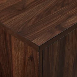 Modern Vinyl Record Player Storage TV Stand For TVs Up To 65" Dark Walnut - Saracina Home -Furniture Store GUEST 08eece8e ecdd 465b 8235 a1c4e158bb69