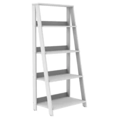 55" Thatcher Transitional Wood 4 Shelf Ladder Bookshelf - Saracina Home 23 55" Thatcher Transitional Wood 4 Shelf Ladder Bookshelf - Saracina Home -Furniture Store GUEST 0904d5a7 fe57 4453 8b62 36157b06d31d