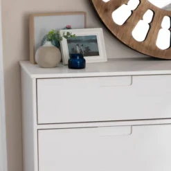 Mid-Century Modern Groove Wood 6 Drawer Dresser - Saracina Home -Furniture Store GUEST 09189a25 a52f 4f7e 8d7c e7918ddf26d1