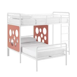 Twin Modern Cut-Out L-Shaped Metal Bunk Bed - Saracina Home -Furniture Store GUEST 0b6c5706 4a46 4bd7 a0fc de6c2680dbc2