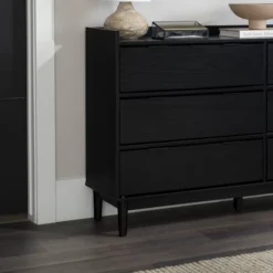 Mid-Century Modern Solid Wood 6 Drawer Double Dresser - Saracina Home -Furniture Store GUEST 0d3deb4d 8597 4f72 8143 ca6f1c61edb4