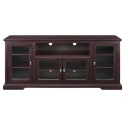 Glass Door Traditional Highboy TV Stand For TVs Up To 80" - Saracina Home -Furniture Store GUEST 138a4afd 6b26 41d5 8ead 14d2880cd268