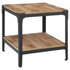 Set Of 2 Benny Urban Industrial Angle Iron Side Tables - Saracina Home -Furniture Store GUEST 13c9493f beec 4c1d a8fd 9288cc0ebb9a