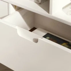 Cara Mid-Century Modern 3 Drawer Corner TV Stand For TVs Up To 58" - Saracina Home -Furniture Store GUEST 16e201fb 9ccb 410b bf1e 5d35f27bed39