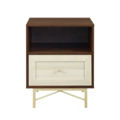Jones Modern 1 Drawer Nightstand With Cubby - Saracina Home -Furniture Store GUEST 1953cdc9 c49e 40f2 858e 89622268d814
