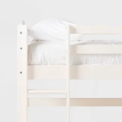 Twin Solid Pine Wood Low Loft Bed White - Saracina Home -Furniture Store GUEST 1bb06797 88bb 4980 a71c 60a5b94d8af6