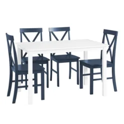 5pc Contemporary Transitional Dining Set - Saracina Home -Furniture Store GUEST 1d3ebd95 33c9 4533 a027 4652e3b2e42a