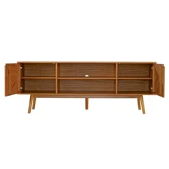 Solid Wood Mid-Century Modern TV Stand For TVs Up To 80" - Saracina Home -Furniture Store GUEST 21c882f2 4627 4d0e a364 30f5fcdcd258