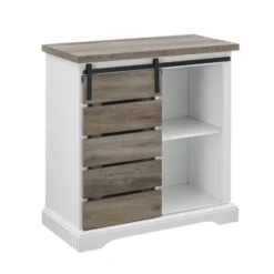 Tertia Modern Transitional Accent Cabinet With Sliding Plank Door - Saracina Home -Furniture Store GUEST 23f9ae6b 6672 43ce a518 34dcc1f3309b
