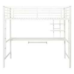 Full Analise Metal Loft Bed With Wood Desk - Saracina Home -Furniture Store GUEST 261d0342 0d00 4ee0 8951 b9c1ca33c21d