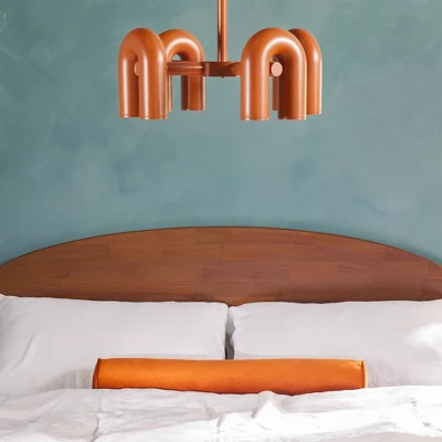 Saracina Home King Boho Arched Headboard Solid Pine Bed 4 Saracina Home King Boho Arched Headboard Solid Pine Bed - Image 4