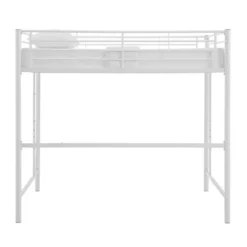 Twin Size Metal Platform Loft Bed - Saracina Home -Furniture Store GUEST 285c2c51 f1d2 4042 b455 c25e66b7e4ad