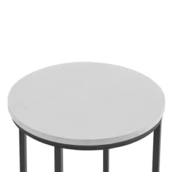 Vivian Glam X Leg Round Side Table - Saracina Home -Furniture Store GUEST 2a9d589b 51b6 4a91 a201 0ea1365388f6
