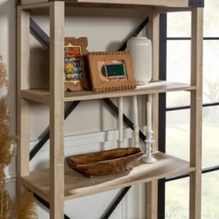 64" Sophie Industrial X Frame Bookshelf - Saracina Home -Furniture Store GUEST 2aa322e9 c616 44ea a3f6 c32dbb536f98