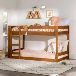 Twin Over Twin Indy Contemporary Solid Wood Bunk Bed - Saracina Home -Furniture Store GUEST 2af59cae d4a0 4283 93f1 0029703a5188