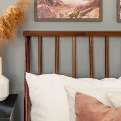 Boho Solid Wood Spindle Platform Bed - Saracina Home -Furniture Store GUEST 2e030a6f 4f27 4e38 93bf c028f836cd37