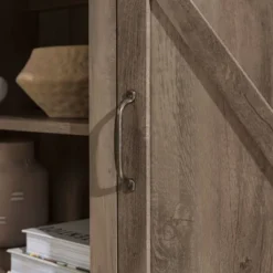 Modern Industrial Barn Door TV Stand For TVs Up To 80" - Saracina Home -Furniture Store GUEST 30565592 e61c 4910 8aa4 5422773725b3