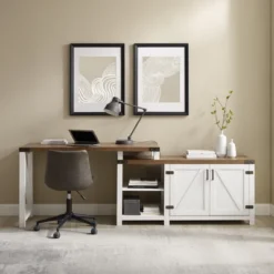 Farmhouse Rustic L Shaped Desk With Storage - Saracina Home -Furniture Store GUEST 30acac7c 2304 4c2e a40f 518f02764d32