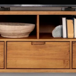 Cara Mid-Century Modern 3 Drawer TV Stand For TVs Up To 65" - Saracina Home -Furniture Store GUEST 30f7263f 97ce 4f00 8ef8 2c956afbc0e9