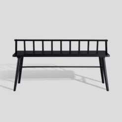Transitional Low-Back Spindle Entryway Bench - Saracina Home -Furniture Store GUEST 31e7dde0 f03e 49ae 80f8 c90ccd18516e