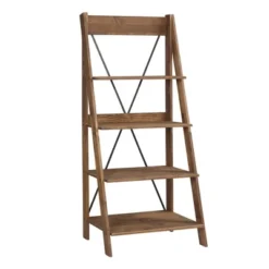 68.25" Boho 4 Tier Solid Wood Ladder Bookshelf Plant Stand - Saracina Home -Furniture Store GUEST 3285c2ba 734f 4328 bac7 0ca33e71dd0d