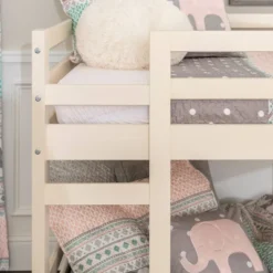 Twin Over Twin Indy Solid Wood Low Bunk Bed - Saracina Home -Furniture Store GUEST 32ed9e38 4f0a 4624 8239 bbf00adabaf2