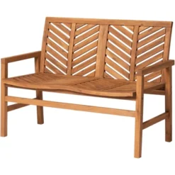 Slatted Chevron Acacia Wood Patio Loveseat – Saracina Home 23 Slatted Chevron Acacia Wood Patio Loveseat – Saracina Home -Furniture Store GUEST 33873c7b bfaa 4d03 aac2 a9add91abdf4