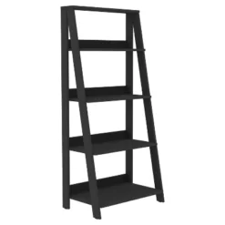 55" Thatcher Transitional Wood 4 Shelf Ladder Bookshelf - Saracina Home 22 55" Thatcher Transitional Wood 4 Shelf Ladder Bookshelf - Saracina Home -Furniture Store GUEST 33b7a683 4c4c 4eb9 a592 9586c274269d