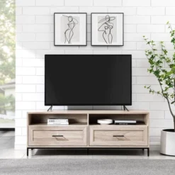 Orin Modern 2 Drawer TV Stand For TVs Up To 60" - Saracina Home -Furniture Store GUEST 35901660 9e77 4be9 a81b 8639e435dfea