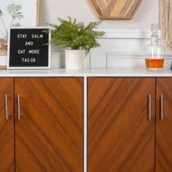 Angelo Modern Bookmatch 4 Door Sideboard - Saracina Home -Furniture Store GUEST 36868acb 22bc 4b06 b9a4 27333c6c1490