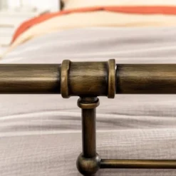 Raven Industrial Vintage Metal Pipe Bed - Saracina Home -Furniture Store GUEST 37486ee3 ef4a 475f 8f87 a5626e1281da