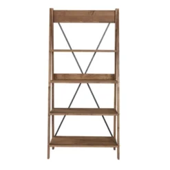 68.25" Boho 4 Tier Solid Wood Ladder Bookshelf Plant Stand - Saracina Home -Furniture Store GUEST 376e28ef 825f 4cd2 b1a0 45d7202a0ce0