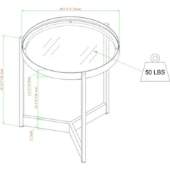 Modern Minimalist Tray Top Round Glass Side Table Black - Saracina Home 17 Modern Minimalist Tray Top Round Glass Side Table Black - Saracina Home -Furniture Store GUEST 38665b56 17bb 46e8 8aed 62c53180e336