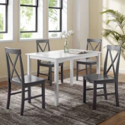 5pc Contemporary Transitional Dining Set - Saracina Home -Furniture Store GUEST 3b6cac6b aa9b 4cd5 86d3 3e68bd2e23d9