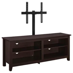 Farmhouse 4 Cubby Wood Open Storage With Mount TV Stand For TVs Up To 65" - Saracina Home -Furniture Store GUEST 3c750f66 3fa8 4d7c 91c3 96116a74ec8b