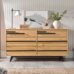 Modern 6 Drawer Double Dresser With Long Handles - Saracina Home 21 Modern 6 Drawer Double Dresser With Long Handles - Saracina Home -Furniture Store GUEST 40ea124f 3b51 440a 98f7 60e8d19eb992