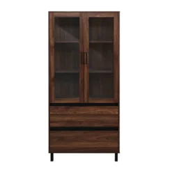 68" Glass Door Storage Hutch With Drawers - Saracina Home 10 68" Glass Door Storage Hutch With Drawers - Saracina Home -Furniture Store GUEST 4107d99b ca0a 4c81 93d8 e403efb6f200