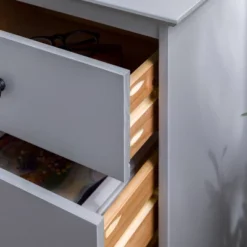 Stiva Classic Mid-Century Modern 3 Drawer Nightstand - Saracina Home -Furniture Store GUEST 419d5f30 0217 4dca b73b b59e468b81e0