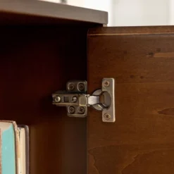 Mid-Century Modern With Closed Storage TV Stand For TVs Up To 58" Walnut - Saracina Home -Furniture Store GUEST 41e43c0c 5f53 49cc 9bee 9b1a0def7890