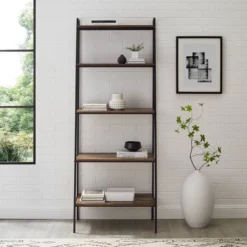 72" Open Storage Ladder Bookshelf - Saracina Home -Furniture Store GUEST 437777d7 14af 4d29 8fd2 c573cc79556c