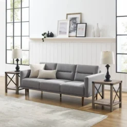 Set Of 2 Sophie Rustic Farmhouse X Frame Side Tables - Saracina Home -Furniture Store GUEST 43e98224 dc95 406b 9b2a 49942d8153d0