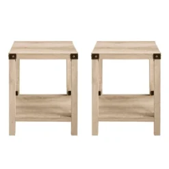 Set Of 2 Sophie Rustic Farmhouse X Frame Side Tables - Saracina Home -Furniture Store GUEST 44f79b6e 19f0 4b8d a95b e597d82b26b9