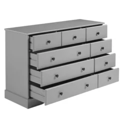 Lauren Classic Transitional 9 Drawer Dresser Storage - Saracina Home -Furniture Store GUEST 471425f2 36d7 4f7f 9c60 7afbdec223c2