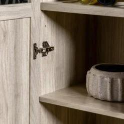 68" Boho Modern Tall Storage Wood Cabinet - Saracina Home -Furniture Store GUEST 47871c4d 5d6c 409b aebc bf2c3bcb9bdc