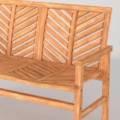 Slatted Chevron Acacia Wood Patio Loveseat – Saracina Home 30 Slatted Chevron Acacia Wood Patio Loveseat – Saracina Home -Furniture Store GUEST 4a574b41 46e1 4ef8 8a5b ab916811f1ac