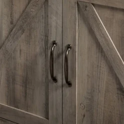 2 Door Farmhouse Highboy TV Stand For TVs Up To 65" Gray Wash - Saracina Home -Furniture Store GUEST 4b4984d8 e9f1 4a05 9b39 067fe3bd2d6b